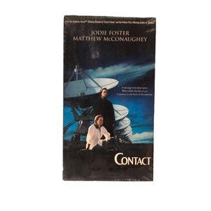 Contact with Jodie Foster and Matthew McConaughy VHS movie